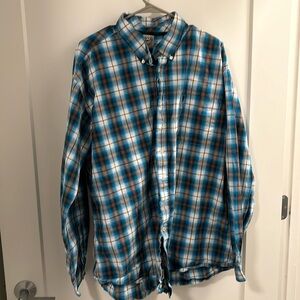 Cinch XXL Blue Plaid Button Down Shirt